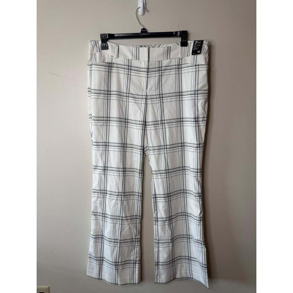 New York & Company Women's White and Black Trousers